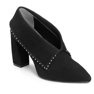 Aerosoles black heels with silver detail